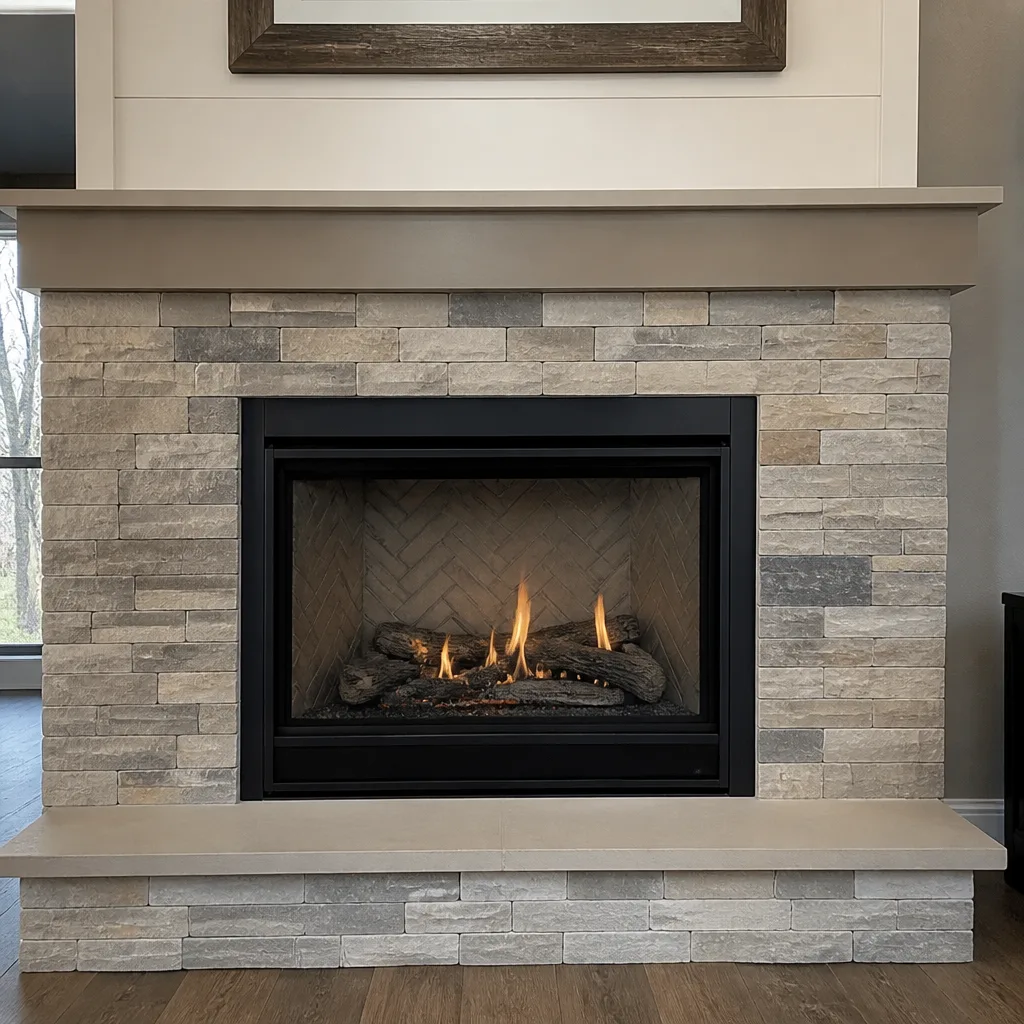 Gas fireplace service